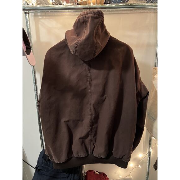 Carhartt brown Work coat men’s XL - Picture 2 of 7